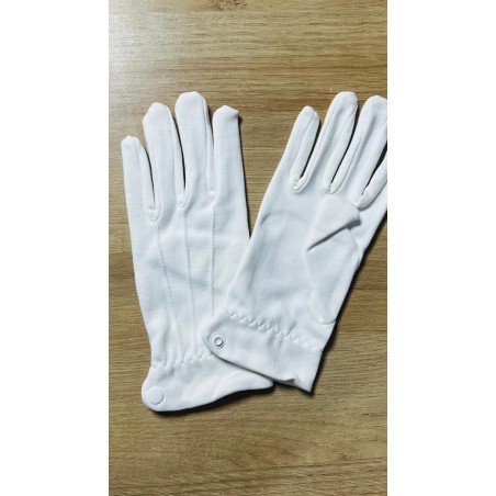 Guantes Blancos - Tres costuras.