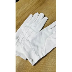 Guantes Blancos - Tres costuras.